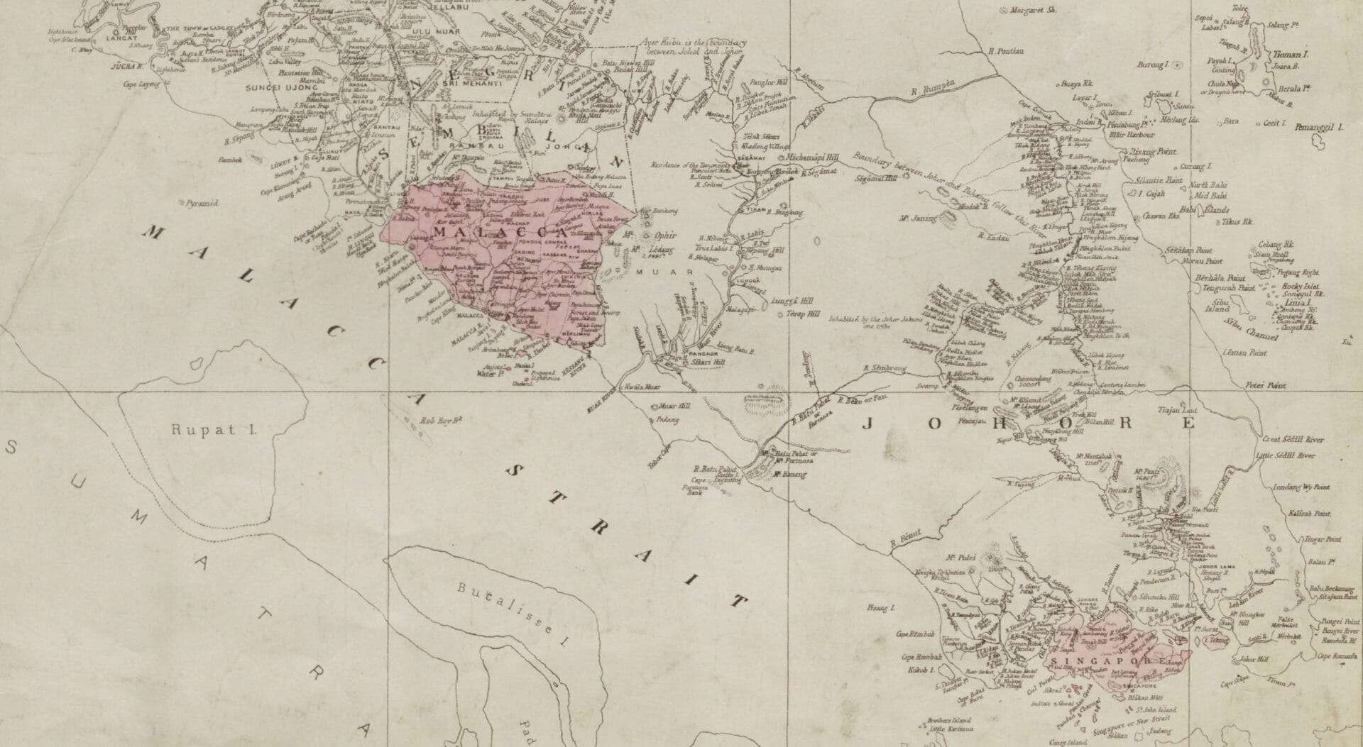 Map of the Malay Peninsula