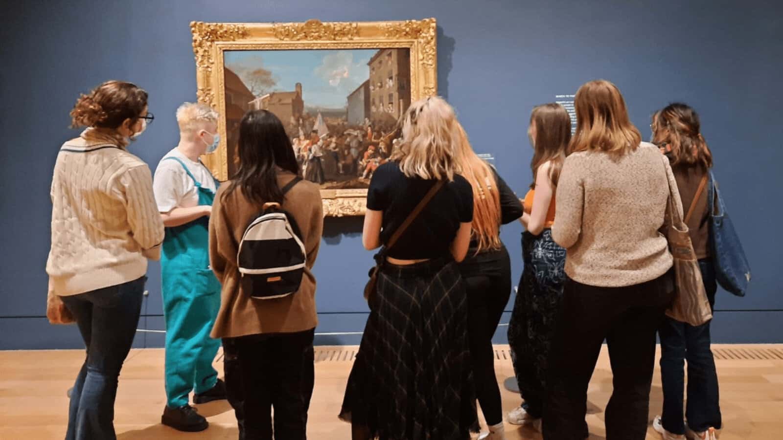 Portrait of the author as a young lecturer teaching eighteenth-century literary culture to students at the Tate through the work of William Hogarth.