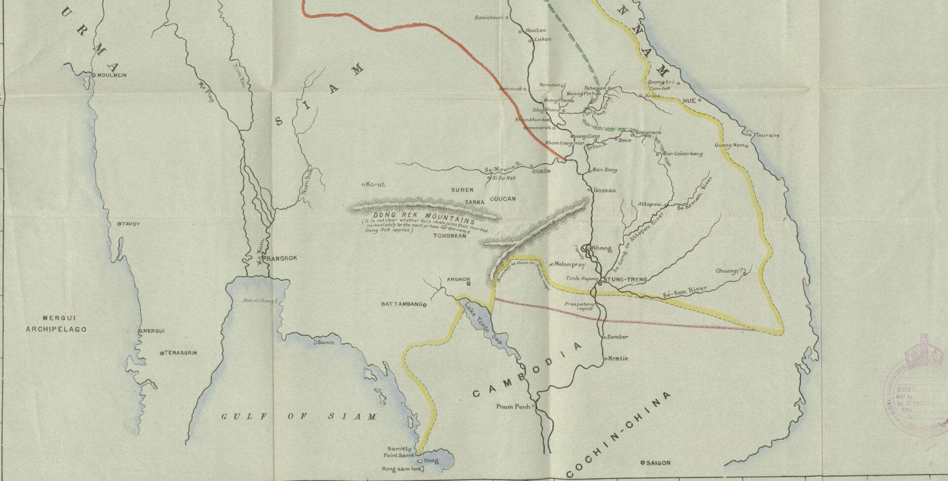 Map of Siam